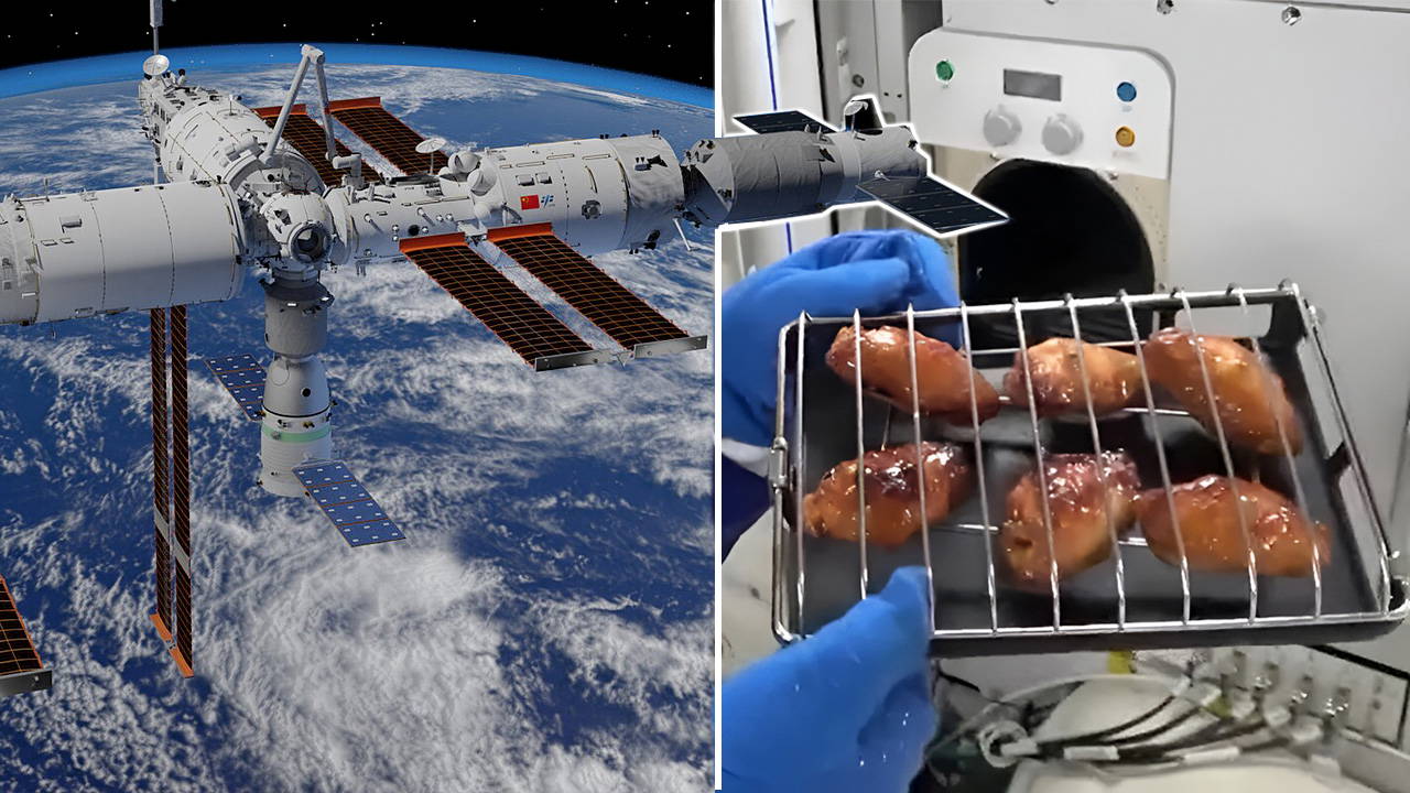 astronotlar tarihte ilk kez uzayda izgara yaptilar nC6RRech.jpg