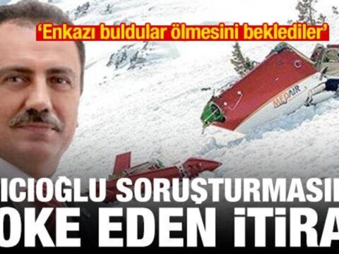 Yazicioglu sorusturmasinda itiraf enkazi buldular olmesini beklediler EYWQ98ve